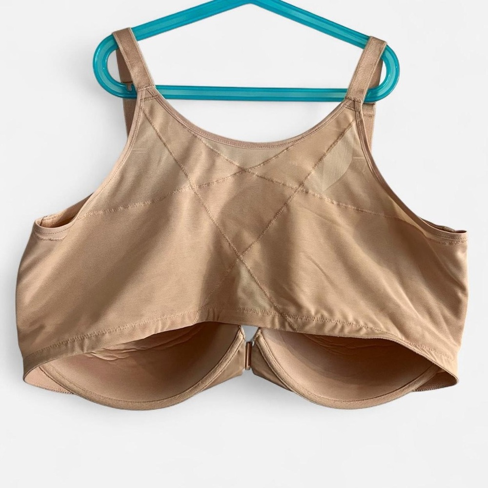 Tan Torrid Ultimate Smoothing T-Shirt Front-Close Bra size 46H